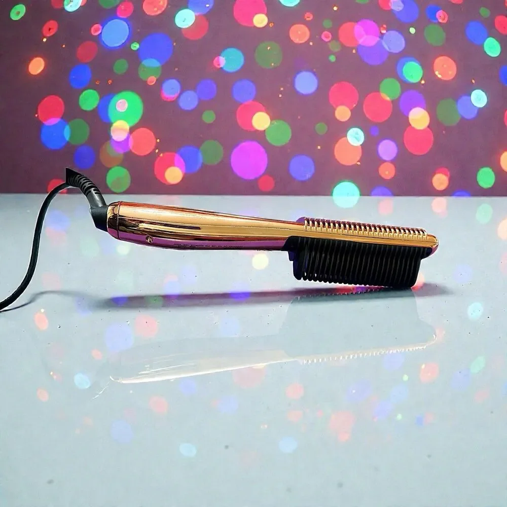 Royale Multi-Purpose Ceramic Hair Brush in Glossy Rose Gold Brand New In Box